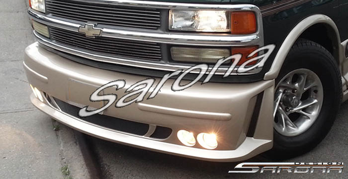 Custom GMC Van Front Bumper  (1996 - 2002) - $590.00 (Part #GM-001-FB)